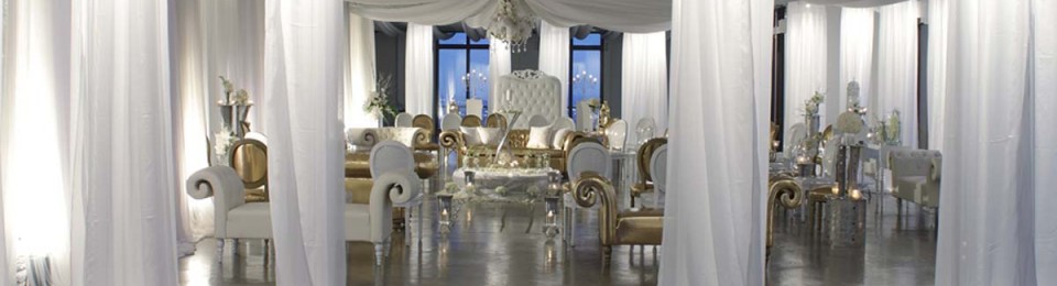 Wedding draping can transform any room